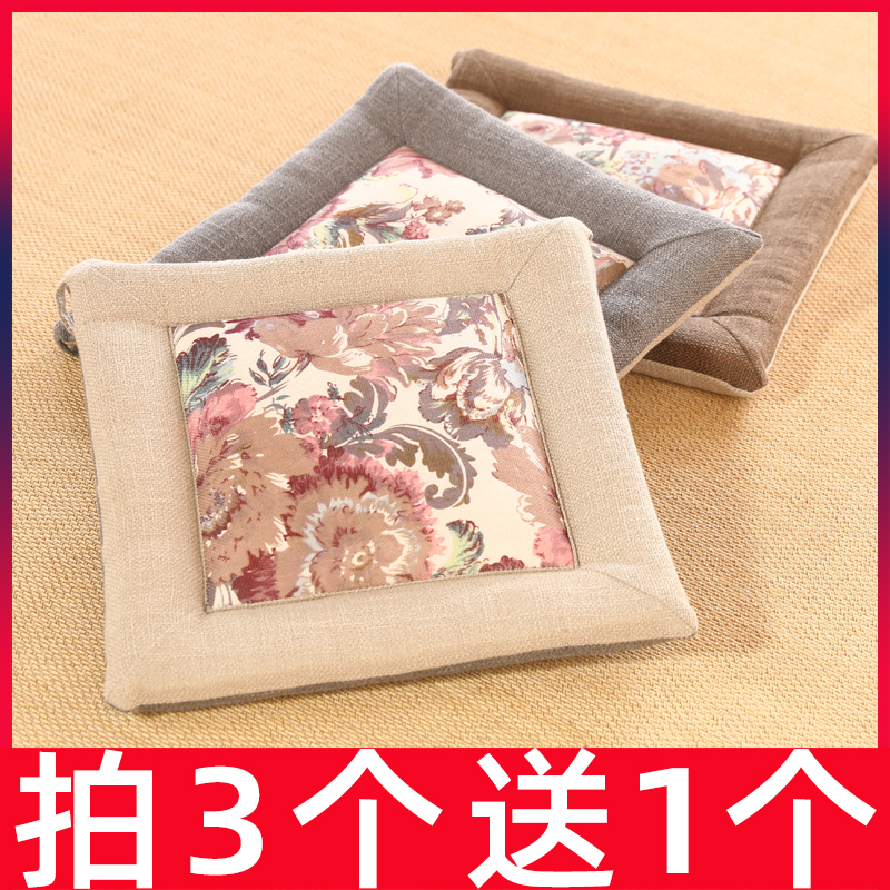 Winter home mahogany Chinese chair cushion dining table chair cushion cushion thick seat cushion tea chair Taishi seat circle chair cushion