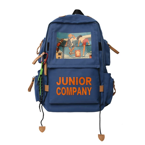 Ранец, рюкзак, брендовая сумка через плечо, в корейском стиле, для средней школы, подходит для подростков, подходит для студента