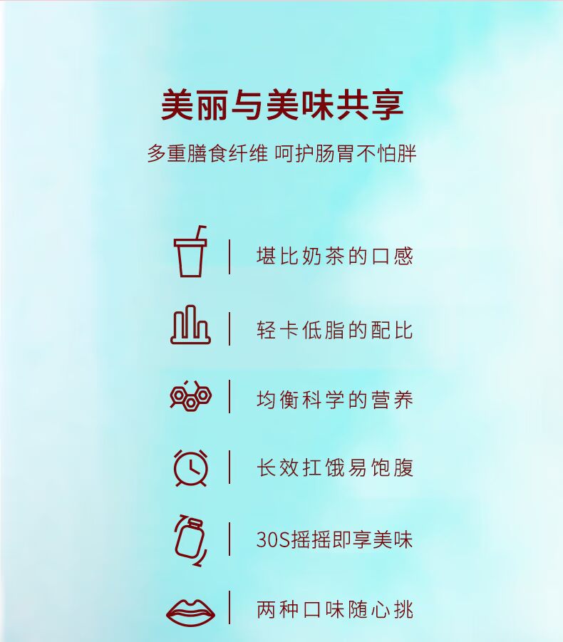 【美丽棒】4瓶比奶茶好喝的0糖健身奶昔