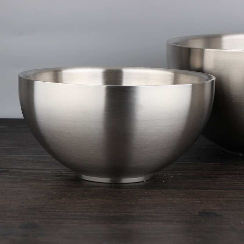 Stainless Steel Double-Layer Liquid Nitrogen Basin, Ice Cream, Sorbet, Smoothie Preparation Basin