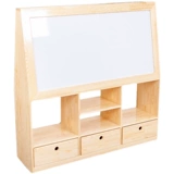 Дубовая двусторонная магнитная доска для рисования для детского сада из натурального дерева для рисования, раннее развитие, граффити