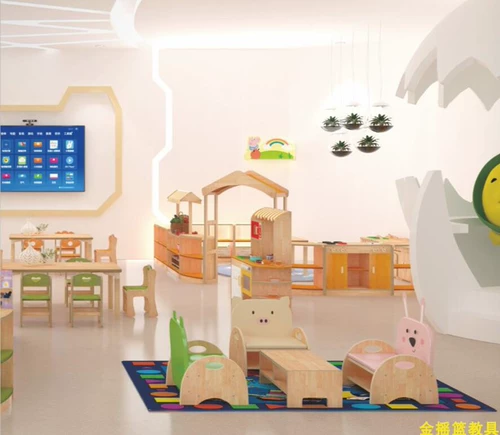 Деревянная игрушка для детского сада из натурального дерева, раскраска, книжная полка, ранец