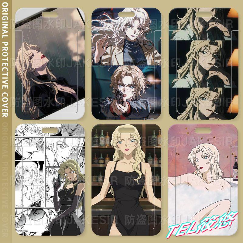 Bellmod Anime Student Sliding Card Holder Meal Card Bus Card Id Card Protective Cover Access Control Campus Card