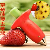 New strawberry dethizer Pineapple Dug eye Tomatoes Tomatoes Dei Kitchen Tool Stainless Steel Fruit Dei Knife