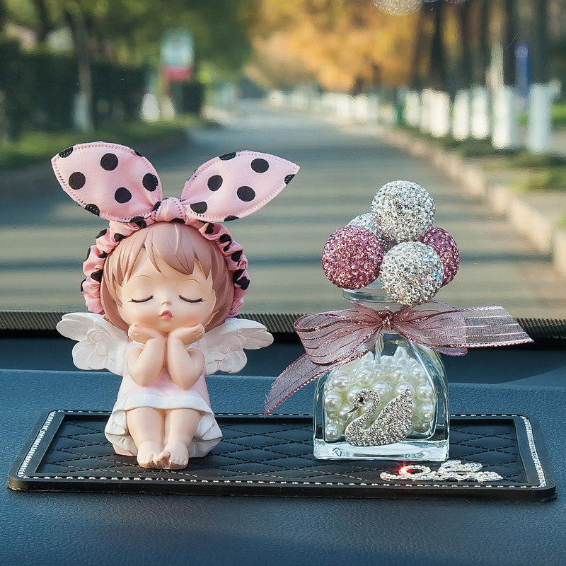 Net Red Car Pendulum with angel in car Creative personality cute upscale goddess Car Decorative Supplies Big-Taobao