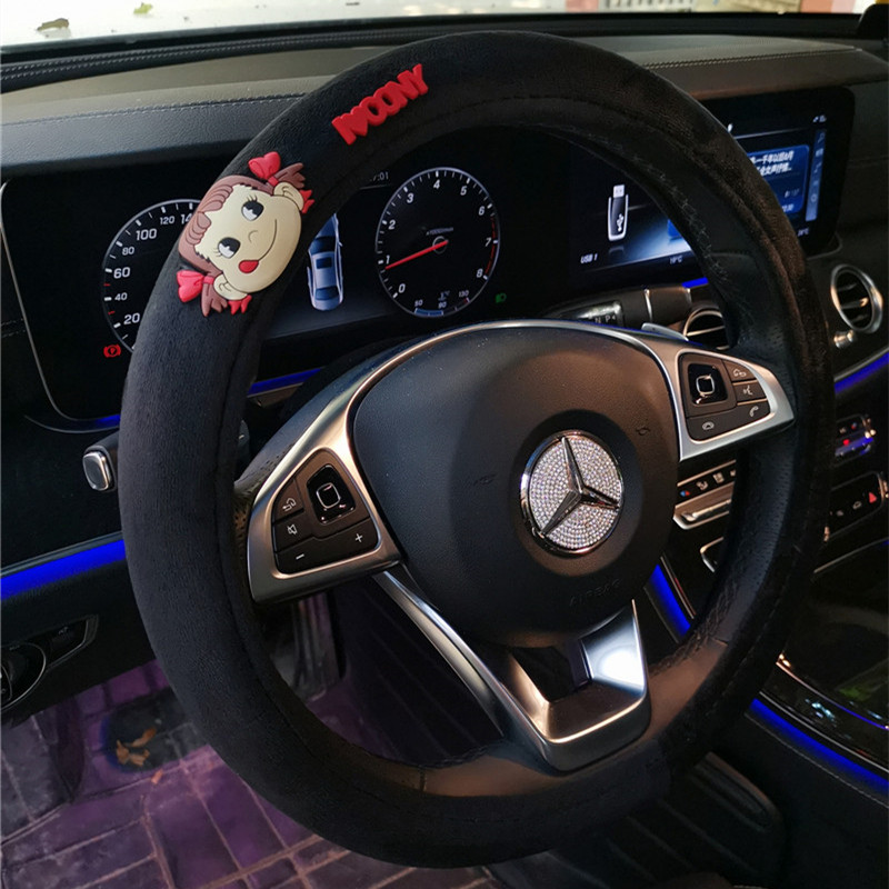 Personality Custom D type Fox Golfpolo Longcomfort car Universal steering wheel cover Vehicle warm handlebar sleeve