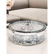 E light luxury sealed nut snack display plate New Year dried fruit plate home living room high-end fruit plate