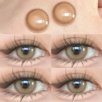 Camel Grey Contact Lines для полугода, бросая девушку с маленьким и большим диаметром коричневая смешанная раса Barbie Myopia Contact Lins Box Store Tn
