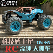 RC Waterproof Professional High-speed Remote Control Car Off-road Car Four-wheel Drive Climbing Big Foot Cart Children Boy Race Car Toy Car