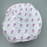 护美人 Одноразовая шапочка для душа, кремовый белый пластиковый водонепроницаемый шлем