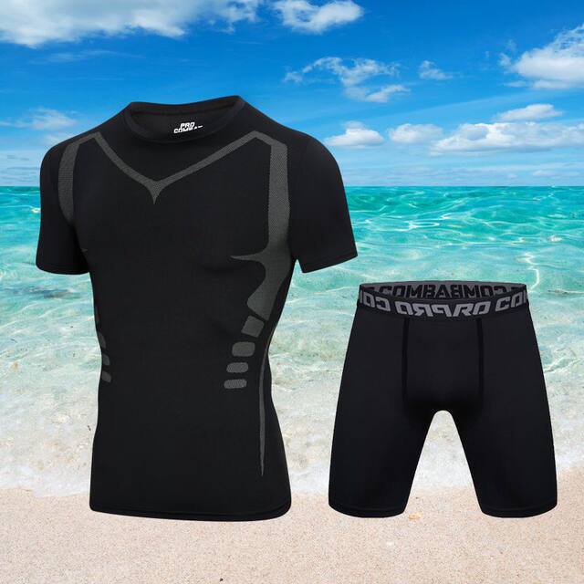 Swimsuit men's suit sun protection warm long-sleeved long pants swimming trunks swimsuit swimming equipment snorkeling surfing jellyfish wetsuit