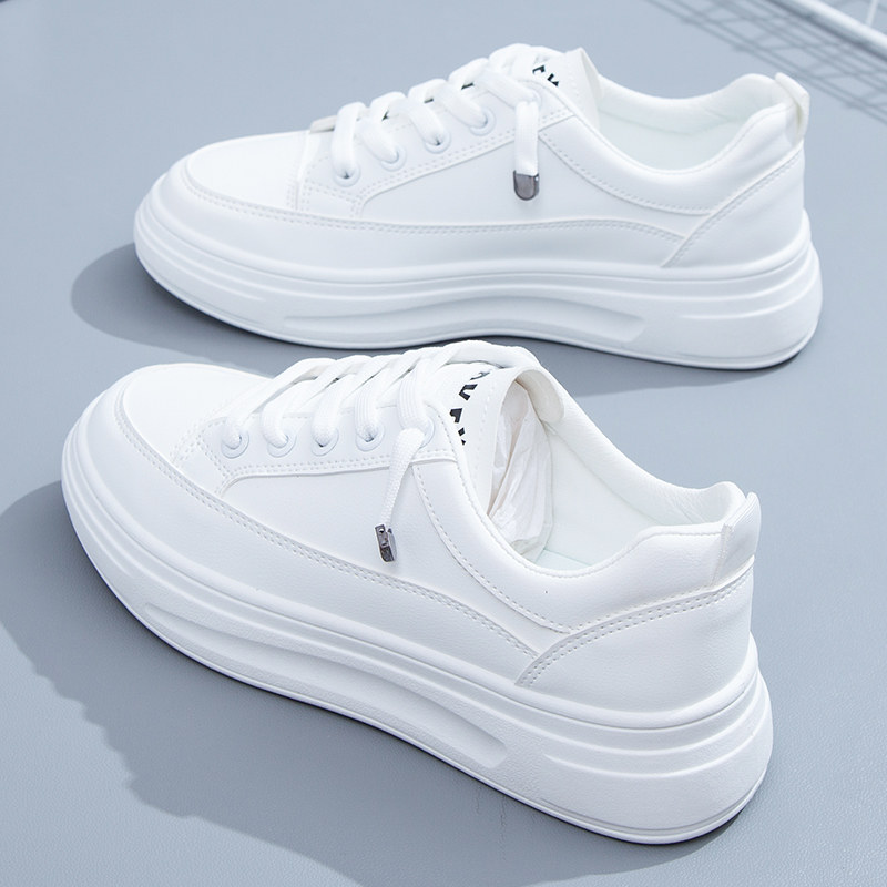 Official website flagship store small white shoes women's 2021 summer new Joker white shoes women's shoes thick bottom sneakers casual board shoes