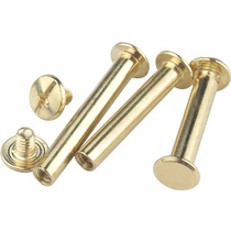 M5 copper-plated male and female nails rivets account booklet screws nickel-plated recipe screws male and female screws matching lattice screws