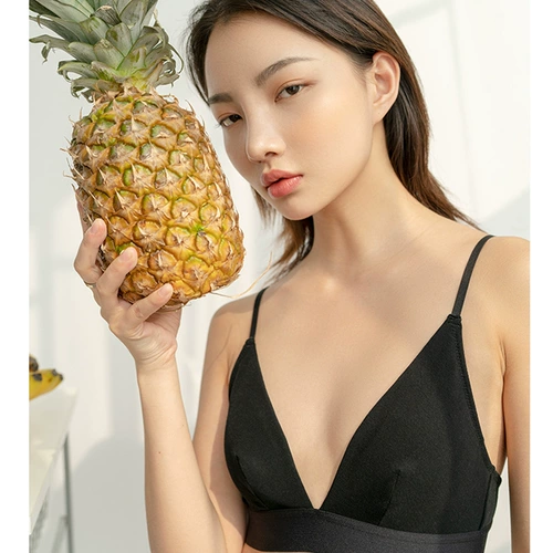 Летний бюстгальтер без косточек, спортивный бюстгальтер, нижнее белье, топ с чашечками, бюстгалтер, с открытой спиной, тонкий ремешок, красивая спина