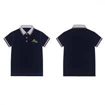 Suzhou Industrial Park Xingba Elementary School Summer Summer Package with the badge of male and female students uniform