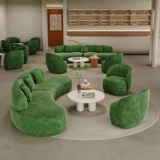 Диван для отеля, изогнутые шпильки для волос, для салонов красоты, легкий роскошный стиль