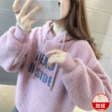 Tide, утепленная демисезонная толстовка, куртка с капюшоном, 2024 года, оверсайз, в корейском стиле