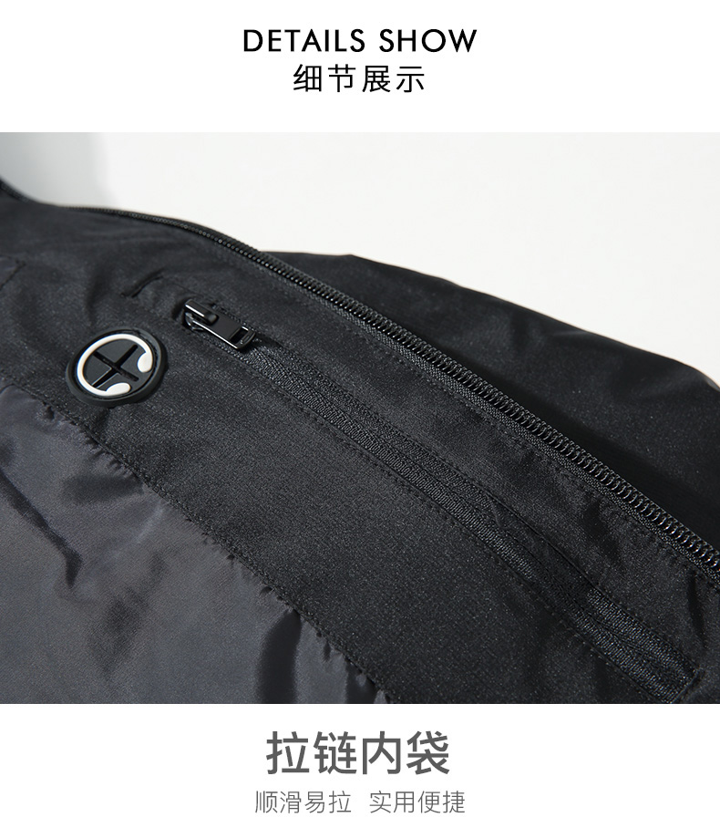雅鹿 男士短款羽绒服 90%含绒量 美国杜邦涂层 防水抗污 图14