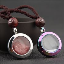 Hollow small bottle pendant in loaded Zhu sand can be placed with amulet and can be opened with clothes waterproof male and female accessories