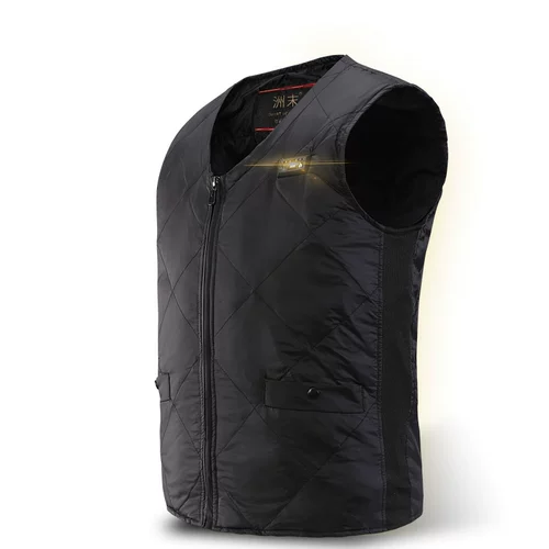 Удерживающий тепло пуховик, зимний жилет, для среднего возраста