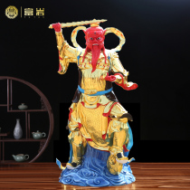 Wang Lingguan statue temple enshrines plexiglass Buddha statue large ornament Taoist king evil king Tianjun fire god custom
