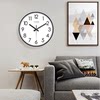 Internet-Famous Silent Wall Clock, Wall-Mounted Watch, Living Room Light Luxury Fashion Home Clock, Wall-Mounted Modern Simple Quartz Clock
