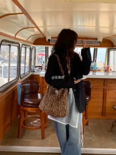 Шоппер, вместительная и большая сумка через плечо, льняная сумка для работы, Южная Корея