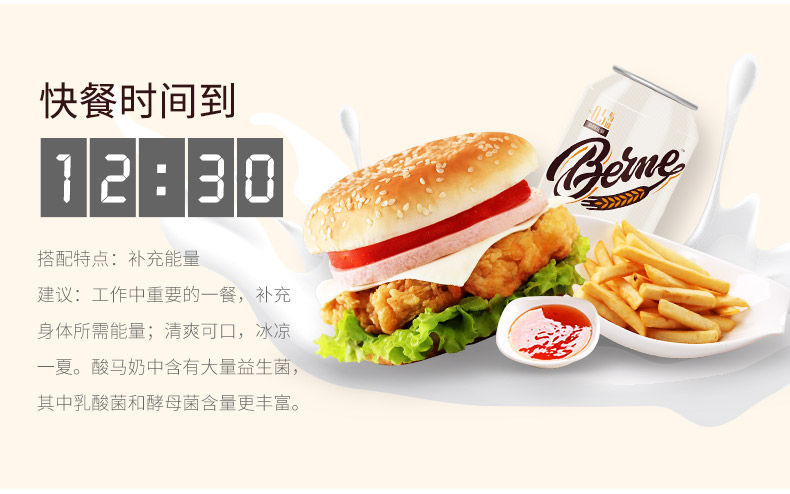 伯尔尼 马奶啤 解油腻清肠胃 300ml*24罐 图9