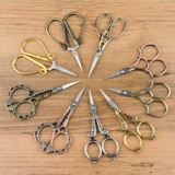 Поделки из бумаги из нержавеющей стали, ретро ножницы, «сделай сам», с вышивкой