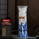 Jingdezhen gốm ống tre phong phú bình hoa cắm hoa trang trí phòng khách sàn lớn ống thẳng văn hóa cắm hoa - Vase / Bồn hoa & Kệ
