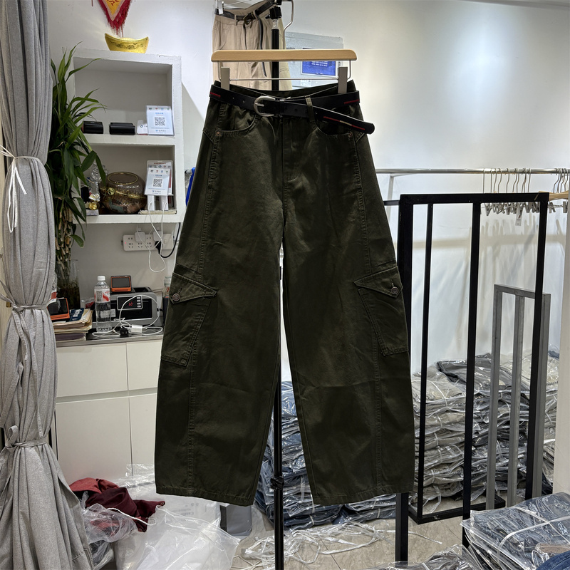 European Goods 07138 Genuine 2026 Autumn New American-Style Workwear Wide-Leg High-Waisted Slimming Curved Denim Long Pants for Women European Goods 07138 Genuine 2026 Autumn New American-Style Workwear Wide-Leg High-Waisted Slimming Curved Denim Long Pants for Women