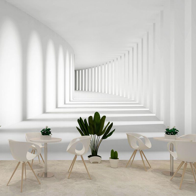 Eurostyle Abstract Geometric Creative 3D Solid Sofa Wallpaper Art Space Extended Living Room Mural Wallpaper