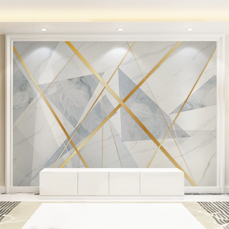 5D modern Chinese antique landscape frescoed living room TV background wall paper wallpaper bedroom book room sofa wall cloth