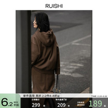 RUISHI Richter High Street Comfort Trendy Casual 75DJI Fine Embroidered Half Body Skirt dress Q p7