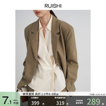 RUISHI Richter High-branch high density PIMA cotton comfort not easily wrinkled with elegant shirt woman blouse for spring and autumn P8
