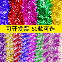 Christmas ornament blessing word hair strip ribbon ribbon ktv hotel decoration Kindergarten wedding arrangement
