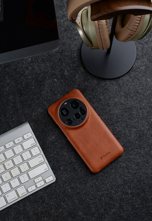 Melkco Genuine Leather , Minimalist Retro Business Style iPhone Case
