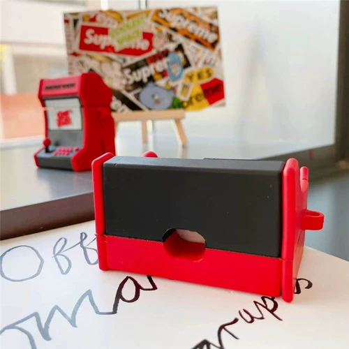 Apple, силиконовый совместимый защитный чехол, беспроводные наушники, ретро игровая приставка, bluetooth, масштаб 1:2