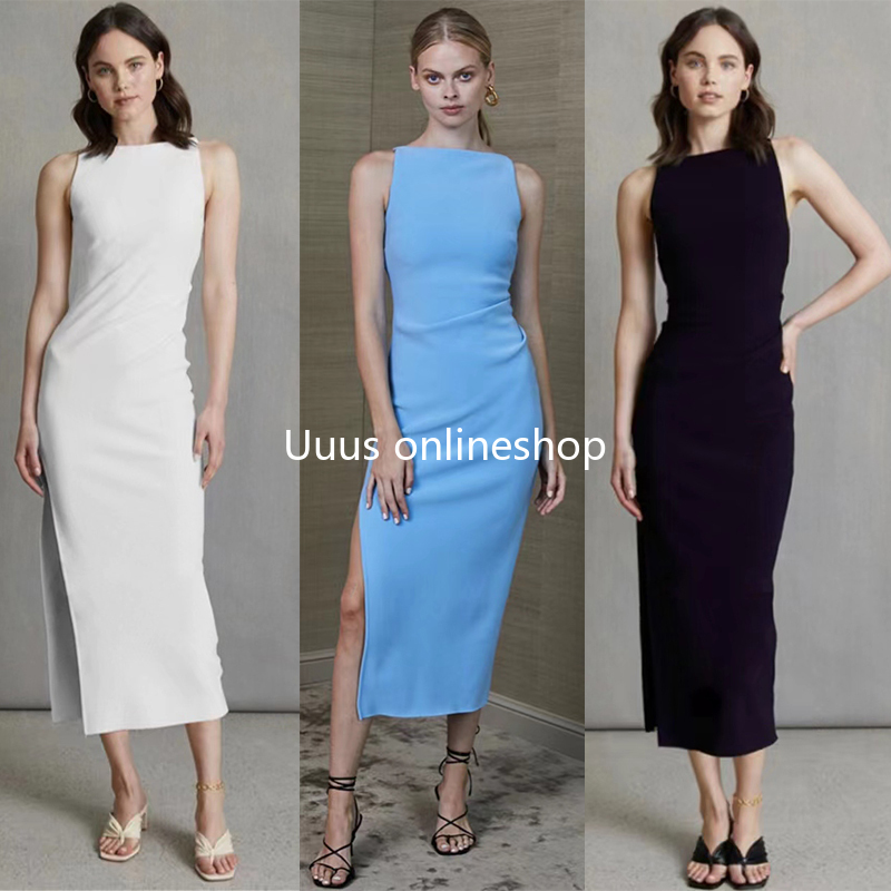 Buyer's Store Genuine In-Stock Becbridge Early Spring New Style Off-Shoulder Pleated Slim Dress Bridesmaid Dress Buyer's Store Genuine In-Stock Becbridge Early Spring New Style Off-Shoulder Pleated Slim Dress Bridesmaid Dress