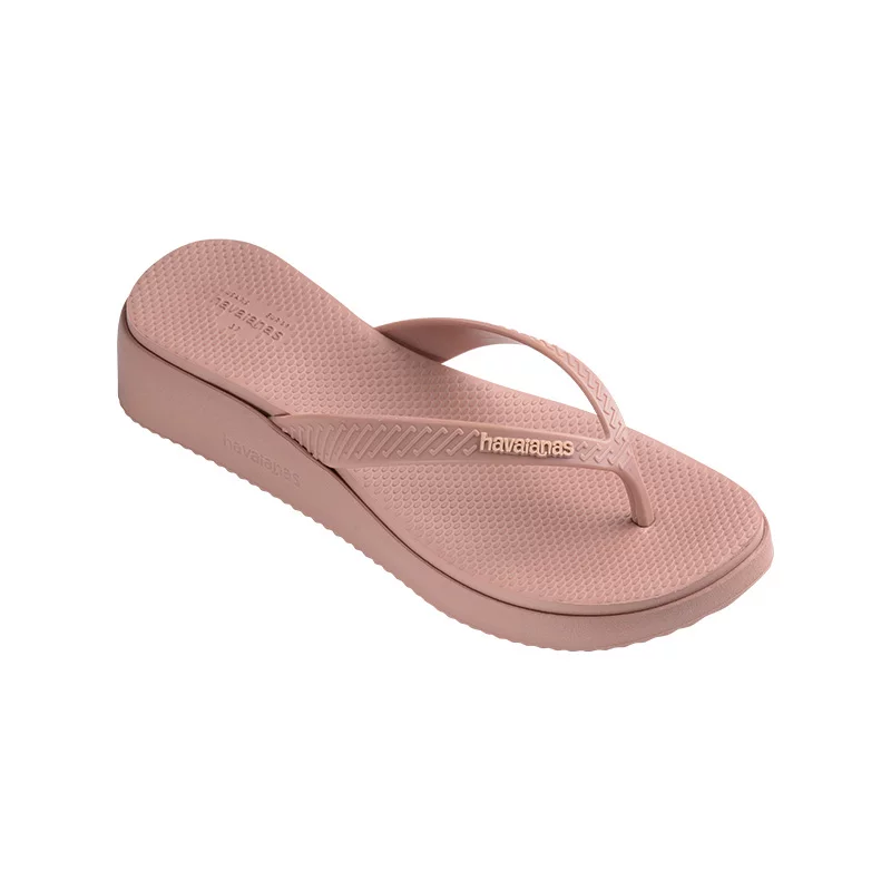 Вьетнамки Havaianas Havana High Platform летом новые с толстой подошвой шлепанцы на клиновидной подошве для верхней одежды