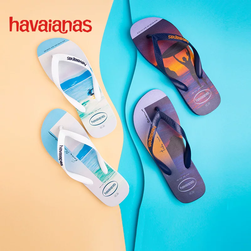 Кроссовки/сланцы мужские Havaianas Havina Hype III, шлепанцы для улицы на пляже, новая стиль, морской стиль лета
