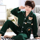 Mùa xuân và mùa thu chàng trai pajama trẻ dài tay áo bông cardigan 13 học sinh trung học 14 tuổi trẻ em phim hoạt hình nhà quần áo.