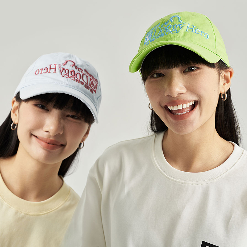 Doggy Hero Letter Embroidered Baseball Cap Hat