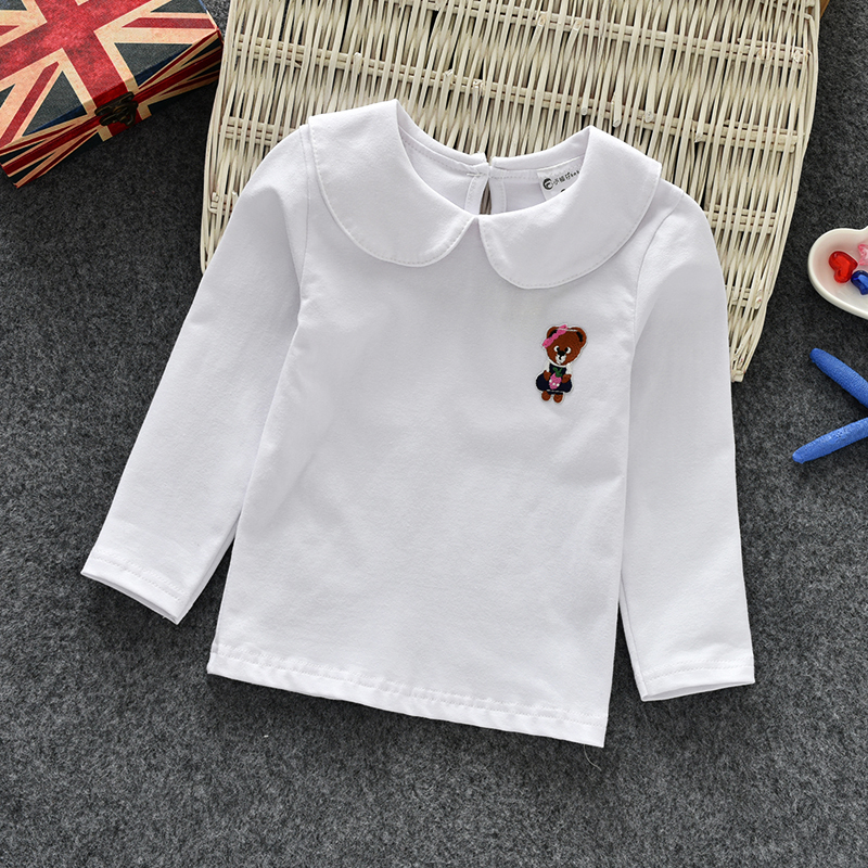 Mùa thu mới cho trẻ em quần áo quần áo cô gái bông dài tay đầu bé mùa thu mùa thu cho trẻ em đáy xuống áo len baby baby.