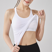 Cat man yoga sling Vest Womens Sports running fitness wear sleeveless cross-top blouse