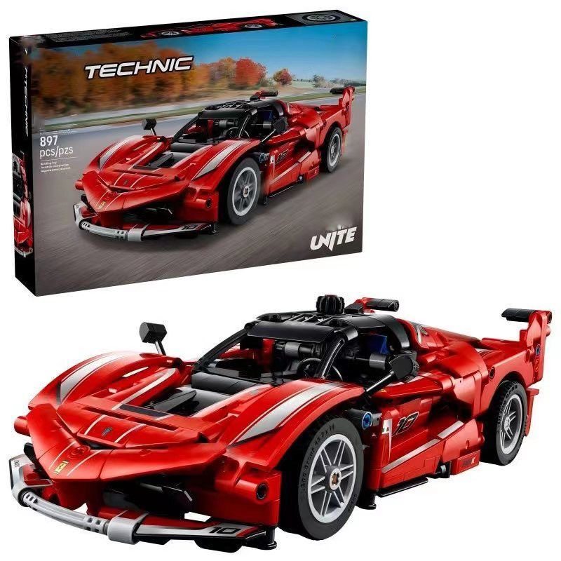 42212 Ferrari Fxx-K Mechanical Sports Car Building Block Model Boy's Toy Birthday Gift
