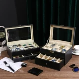 Часы, коробка для хранения, кольцо, серьги, вместительная и большая коробка для часов, браслет, стенд, европейский стиль