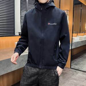 【ins】爆款GJ连帽夹克日系休闲外套男