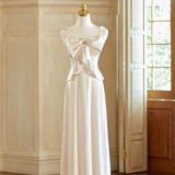 Платье подружки невесты, французский стиль, подходит для подростков, для подружки невесты