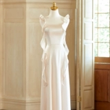 Платье подружки невесты, французский стиль, подходит для подростков, для подружки невесты